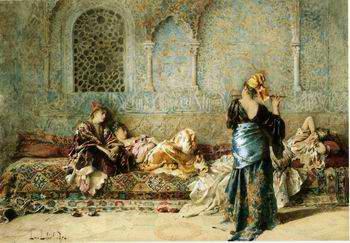 unknow artist Arab or Arabic people and life. Orientalism oil paintings  389 China oil painting art